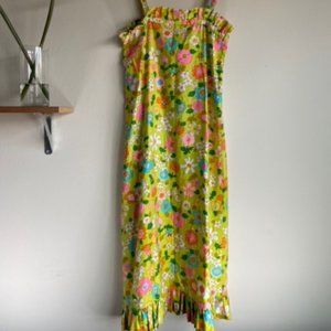 Ruffled Floral Sun Dress